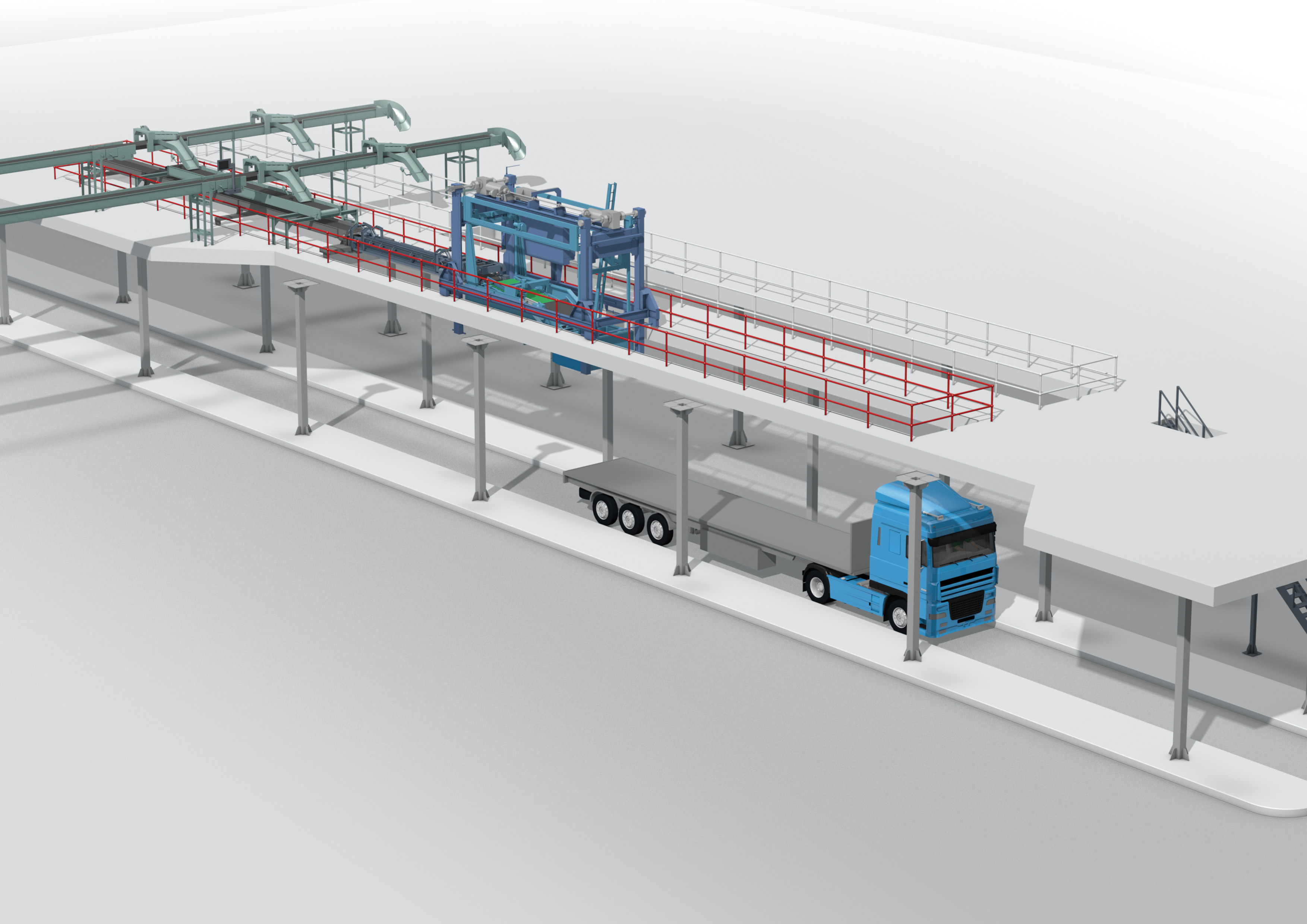 Vollautomatische Lkw-Beladung – präzise, effizient und