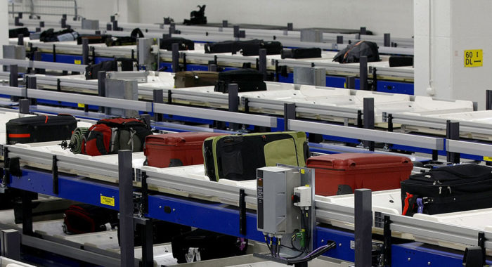 Line based baggage storage | Airport