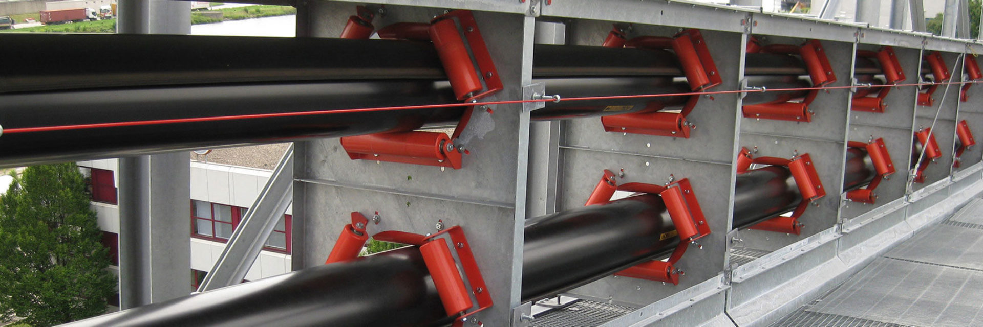 pipe conveyor belt