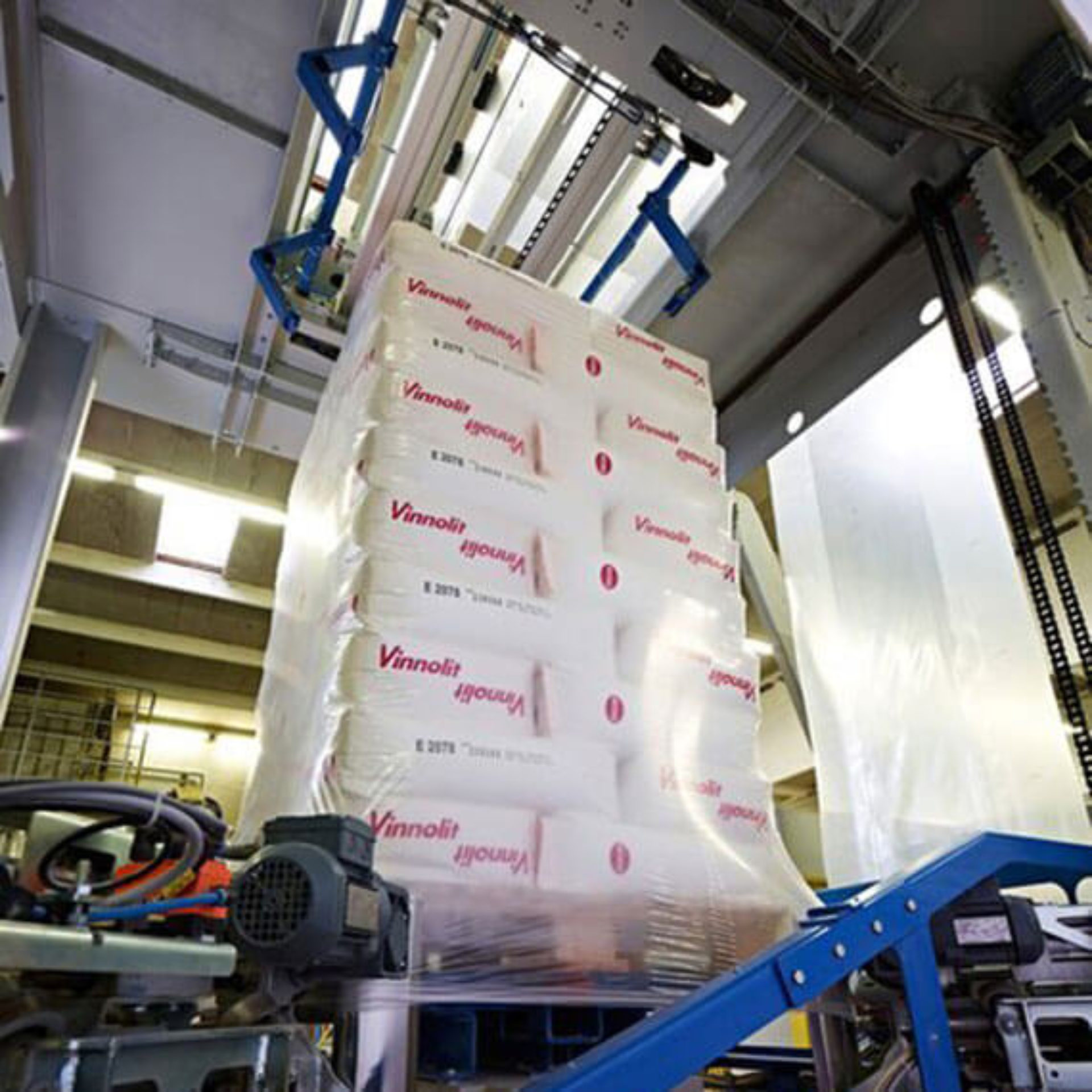Leistungsstarke Verpackungstechnik für Vinnolit | BEUMER Group