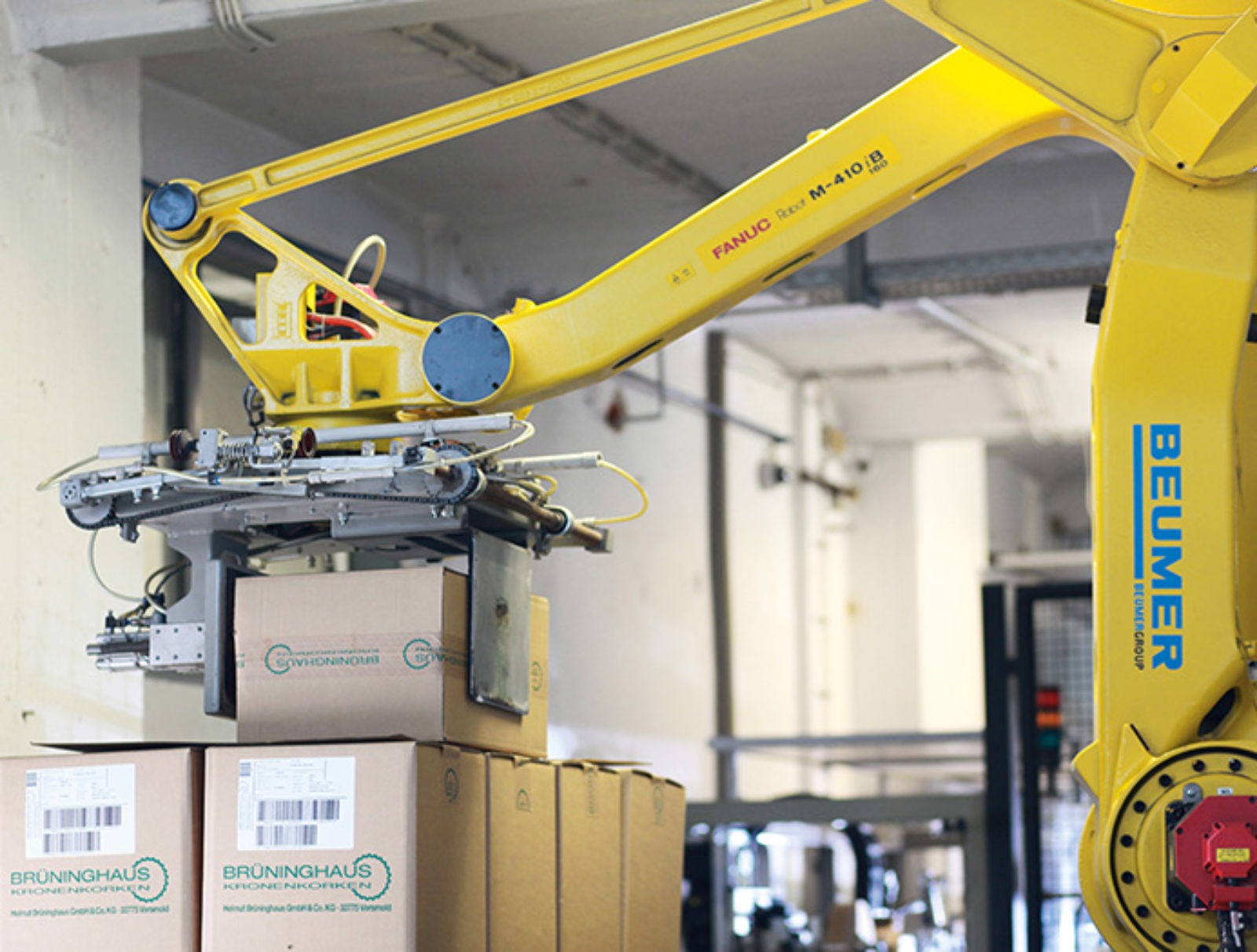 Robotic Palletisers - BEUMER robotpac® System