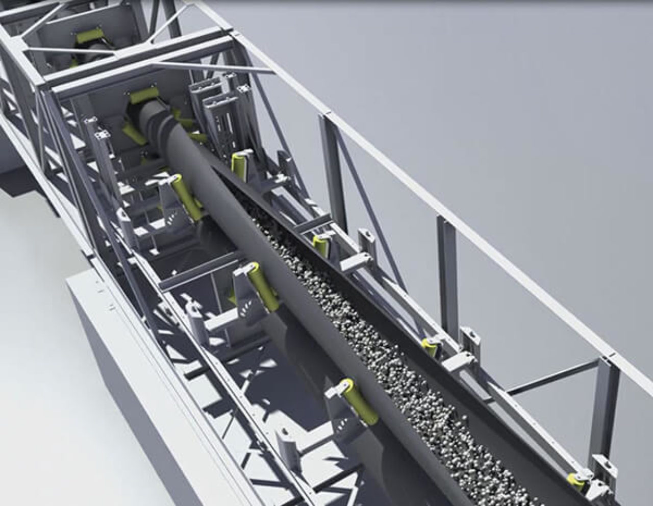 Pipe Conveyors for Bulk Materials - Beumer Conveying Technology