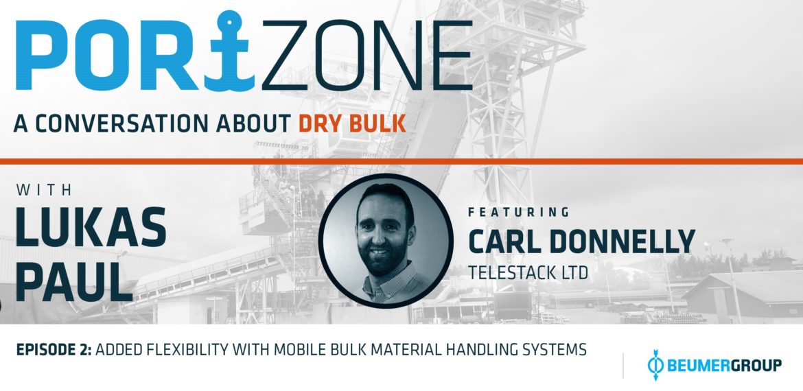 portzone episode 2 added flexibility with mobile bulk material handling systems with lukas paul and carl donnelly