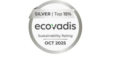 BEUMER ecovadis SILVER | TOP 15% Sustainability Rating OCT 2025